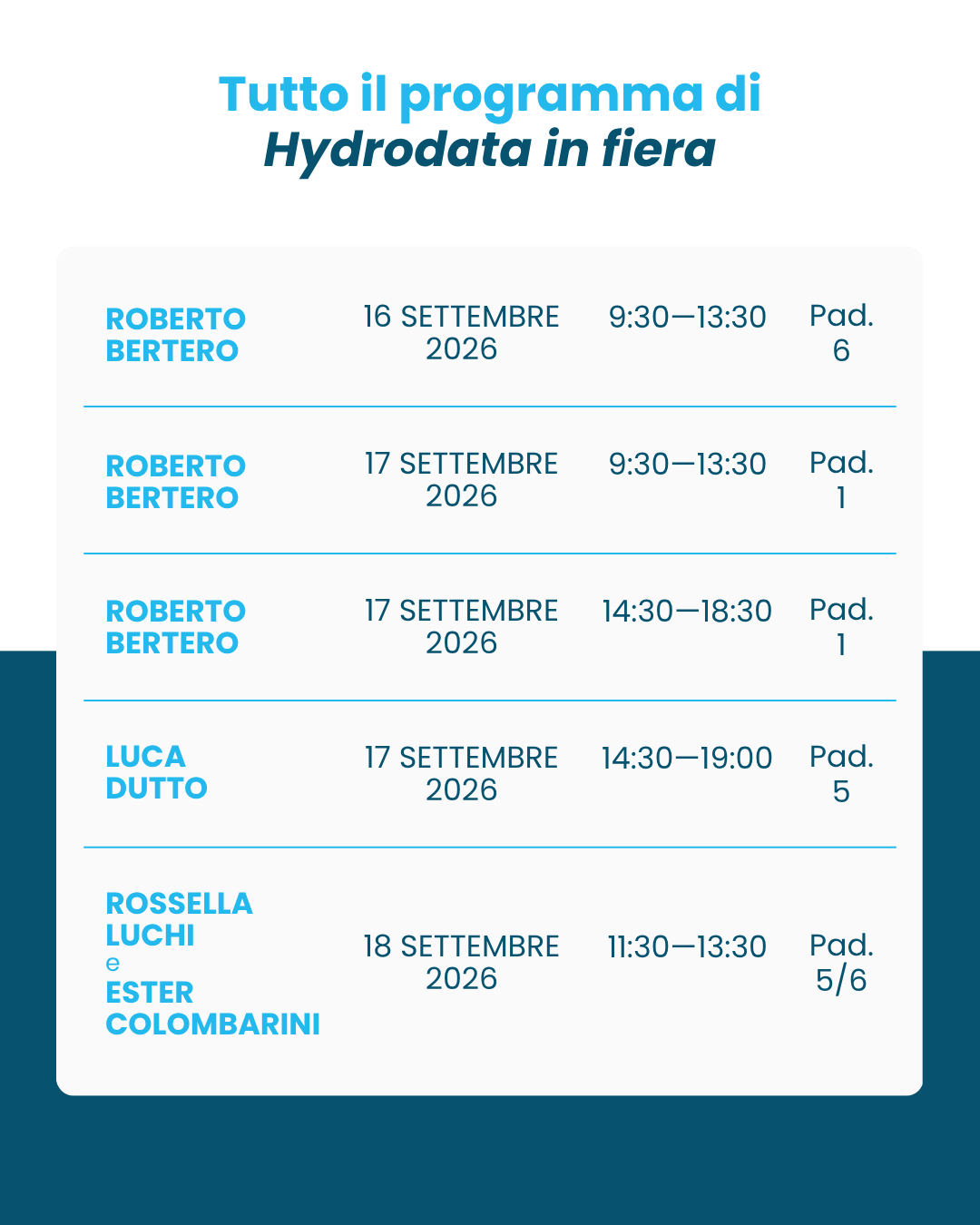 Hydrodata a Remtech Expo Ferrara 2026