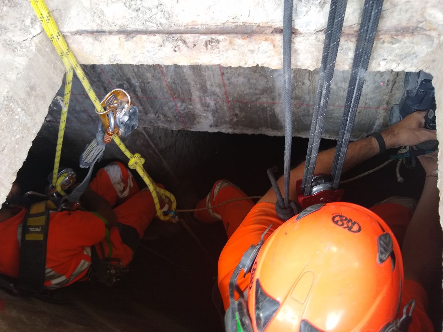 Indagini strutturali sui pozzi di fondazione del viadotto Piazza